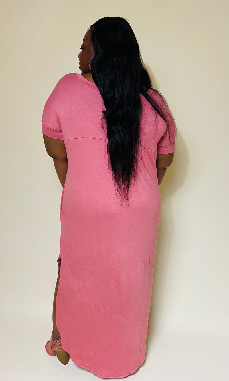 Zandi Maxi Plus Size- Dusty Rose Smitton Zandi Maxi Plus Size- Dusty Rose Smitton